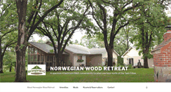 Desktop Screenshot of norwegianwoodretreat.com