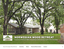 Tablet Screenshot of norwegianwoodretreat.com